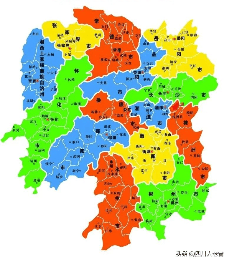 湖南省最新行政区划概览
