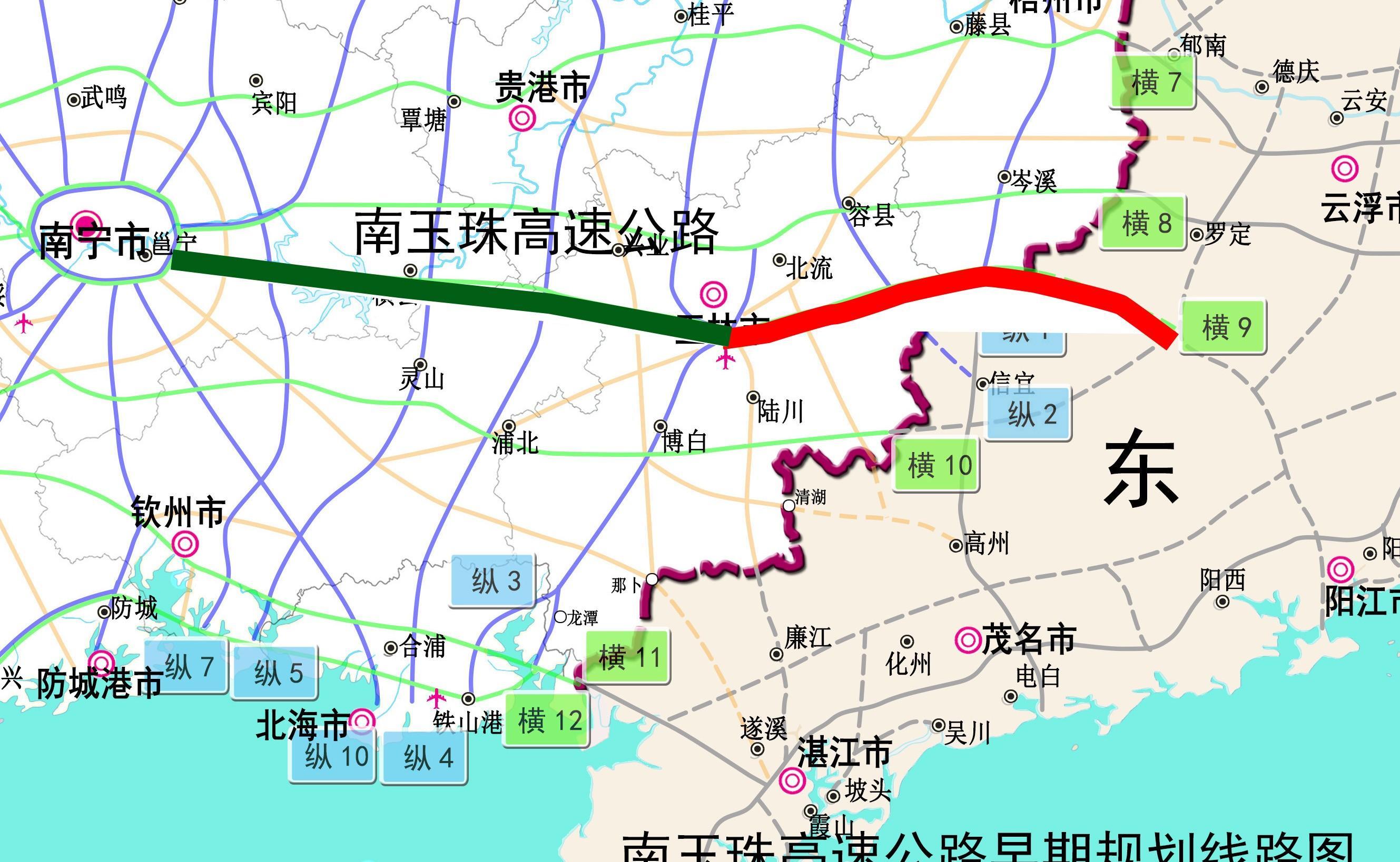 南珠高速公路最新走向信息揭秘