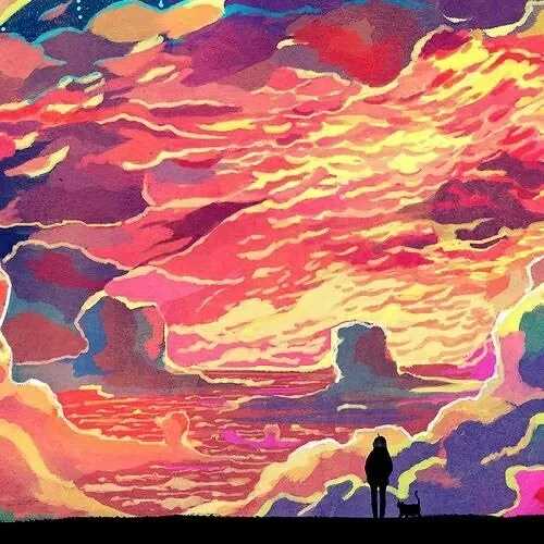 动漫风景头像,艺术与技术的完美融合创作